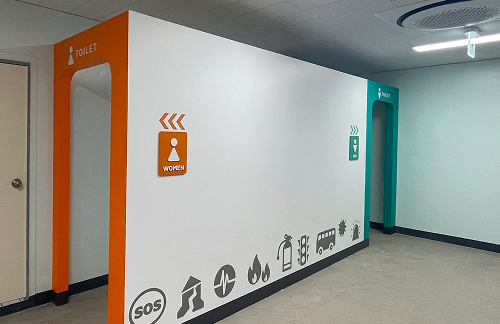 군포소방서 화장실 등 환경개선 공사