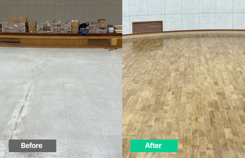 동작소방서 청사 마루 설치 공사